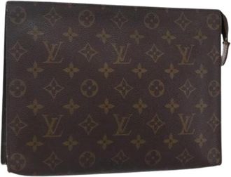 Louis Vuitton Pre-owned Clutches, female, Brown, Size: ONE SIZE Pre-owned Vintage Clutch