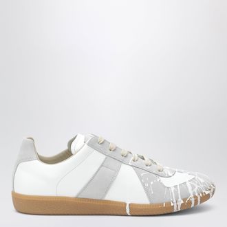 Maison Margiela Sneaker Replica in pelle e camoscio bianca