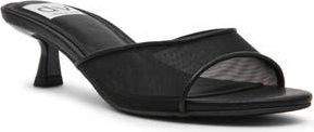 Dolce Vita Dorthey Mesh Kitten Heel Sandal in Black at Nordstrom Rack, Size 9.5