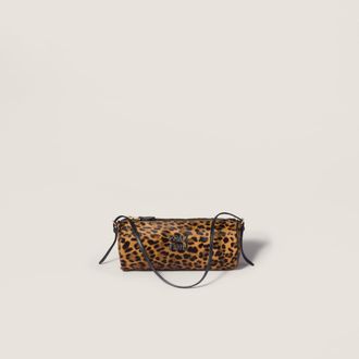 Miu Miu Printed leather pouch