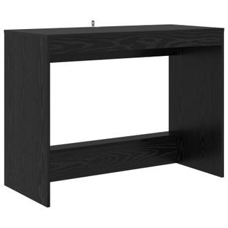 vidaXL Escritorio De Cama Roble Negro Madera De Ingenier&iacute;a Vidaxl