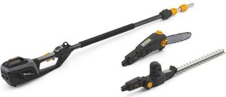 Alpina Multiherramienta Amt 48 Li Kit, Podadora Telesc&oacute;pica De 25 Cm, Accesorio Cortasetos Con Cuchillas De 46 Cm, Para Recortar Y Podar En Alturas, Bater&iacute;a 