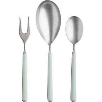 Mepra Fantasia Pewter Serving Set - 3 Pieces in Sage at Nordstrom
