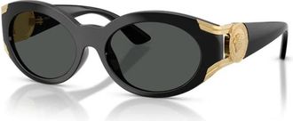 Versace Zonnebrillen - Dames - Zonnebrillen - Zwart - 55 MM - Accessoires