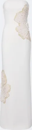 Rebecca Vallance Sequined strapless gown
