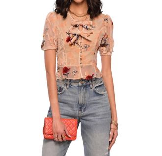 Heartloom Avedon Top In Bisque