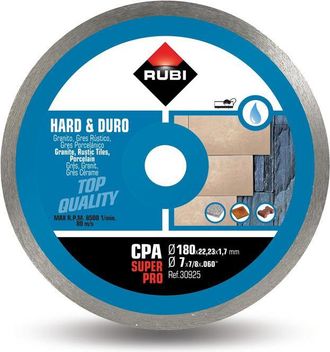 Rubi Cpa 180 Superpro - Disco De Diamante Para Material Duro Continuo (180 Mm)