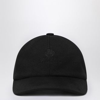 Loro Piana Black Cashmere Beanie
