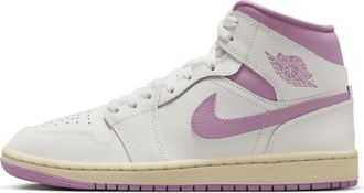 Nike Jordan Womens Air Jordan 1 Mid Shoes in White | BQ6472-162