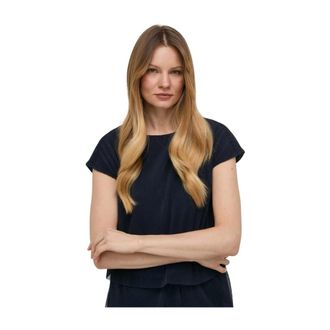 A|X Armani Exchange Dames, Blouses & Shirts, Blauw, Maat: M Poliester