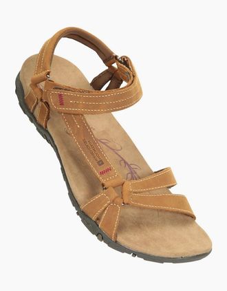 Mountain Warehouse Womens Mountain Warehouse Womens/Ladies Kokomo Nubuck Sandals - Tan - Size: 8