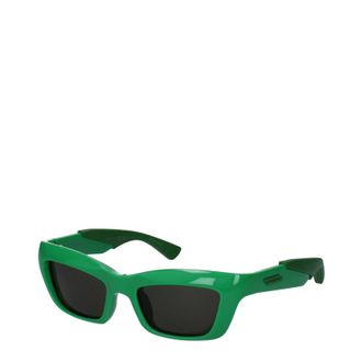 Bottega Veneta Damens Sonnenbrille aus gr&uuml;nem Acetat
