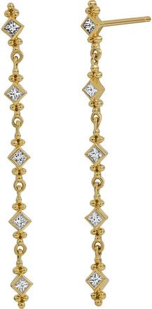 Bony Levy Mykonos Diamond Linear Drop Earrings in 18K Yellow Gold at Nordstrom Rack