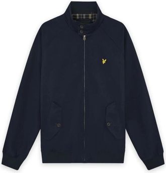 Lyle & Scott Cotton Harrington Jas - Heren - Zomerjassen - Blauw - XL - Katoen - Jassen