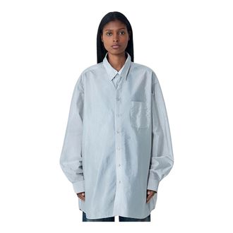 Maison Margiela Dames, Blouses & Shirts, Grijs, Maat: XS