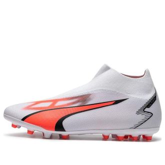 Puma Ultra Match + LL MG White Red 107512-01