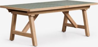 Sklum Mesa De Comedor Rectangular 200-260-320x100 Cm Extensible En Madera De Acacia Dubai Sklum