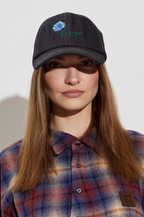 Kenzo Denim Baseball Cap, Unisex, Black