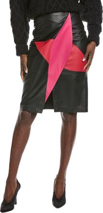 Akris Embroidered Mesh Skirt