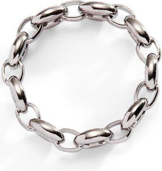 Alex and Ani Frozen Mariner Chain Ring in Silver at Nordstrom, Size 7