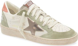 Golden Goose Ball Star Sneaker in Butter/Grey/Sage Green at Nordstrom, Size 11Us