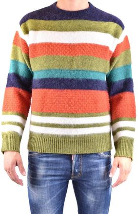 Dsquared2 Multicolor Horizontal Stripe Knit Sweater