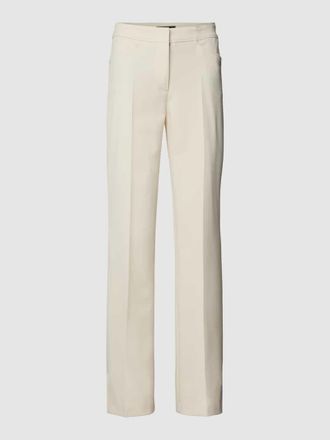 Marc Cain Stoffhose mit B&uuml;gelfalten in Ecru, Gr&ouml;&szlig;e 38