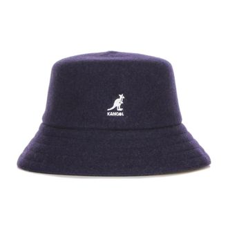 Kangol Navy Wol Bucket Hoed - Heren - Hoeden - Blauw - S - Wol - Accessoires