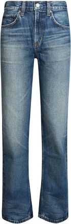 A Gold E Mid Rise Kick Boot - Dames - Bootcut Jeans - Blauw - W25 - Denim - Jeans