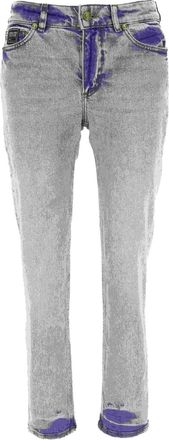 Versace Jeans Couture Broek - Dames - Slim Fit Jeans - Grijs - W27 - Jeans