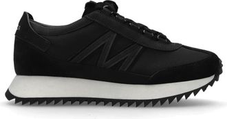 Moncler Pacey 2 Sneakers - Dames - Sneakers - Zwart - 39 1/2 EU - Nylon - Schoenen
