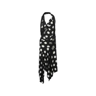 Junya Watanabe Summer Dresses, female, Multicolor, Size: M Polka Dot Midi Dress Jq-O015