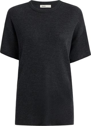 Khaite Top con maniche corte - Grigio