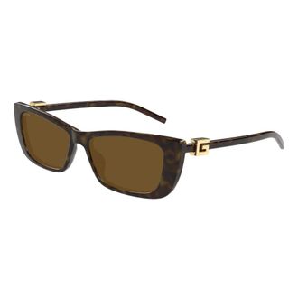 Gucci Sunglasses, female, Brown, Size: 53 MM Stylish Sunglasses