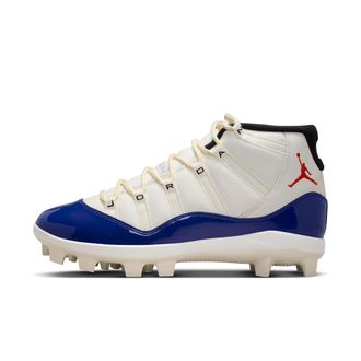 Nike Jordan Mens Jordan 11 Retro MCS Baseball Cleats in White | HM7326-100
