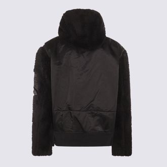 sacai Mens Jackets Black Nylon