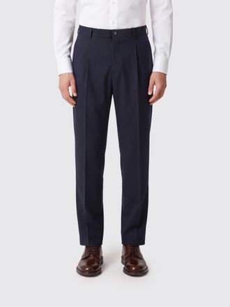 HUGO BOSS Pantaloni sartoriali slim fit in lana vergine con pince