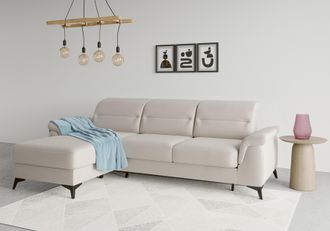 Sit&more Ecksofa &raquo;Sinatra L-Form&laquo; mit Recamiere, optional mit Kopfteilverstellung und Armteilfunktion