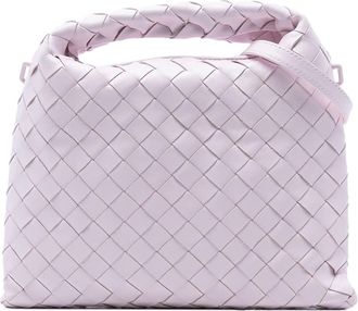 Bottega Veneta Pre-owned Bottega Veneta Mini Calfskin Intrecciato Hop Satchel Ladies A01015588U