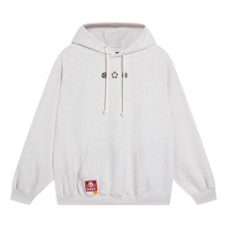Li-Ning BadFive Changan Boy Graphic Hoodie Light Grey AWDSI45-1