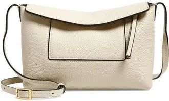 Wandler Mini Penelope Slouch Leather Shoulder Bag in Beige Crust 1338 at Nordstrom