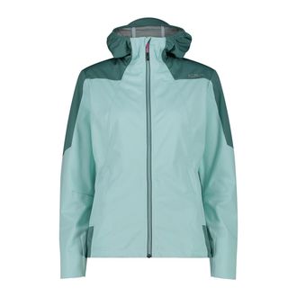 F.lli Campagnolo Womens Jacket Fixed Hood Extralight Softshell Opale/Agave - Green - Size X-Small