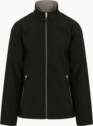 Regatta Mens Regatta Professional Mens Plain Double Layered Soft Shell Jacket - Black - Size: 46/Regular