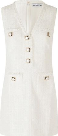 Self Portrait Donna, Abiti, Bianco, 2Xs, new