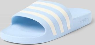 adidas Badeschuhe mit Label-Pr&auml;gung Modell ADILETTE AQUA in Hellblau, Gr&ouml;&szlig;e 40,5