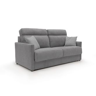 Divani.Store Divani.store - Margot Sof&aacute; Cama Convertible En Tela Suave Impermeable 196 Cm (mat. 160x197) Gris