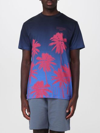 Moschino Graphic Print Cotton T-shirt with Contrast Logo