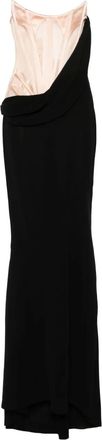 MUGLER Illusion avondjurk - Zwart