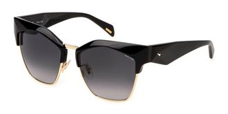 Police SPLN59 GEM 4 0Z42 Womens Sunglasses Gold Size 56