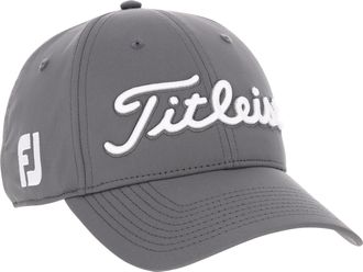 Titleist Golf Tour Performance Hat, Charcoal/White, One size
